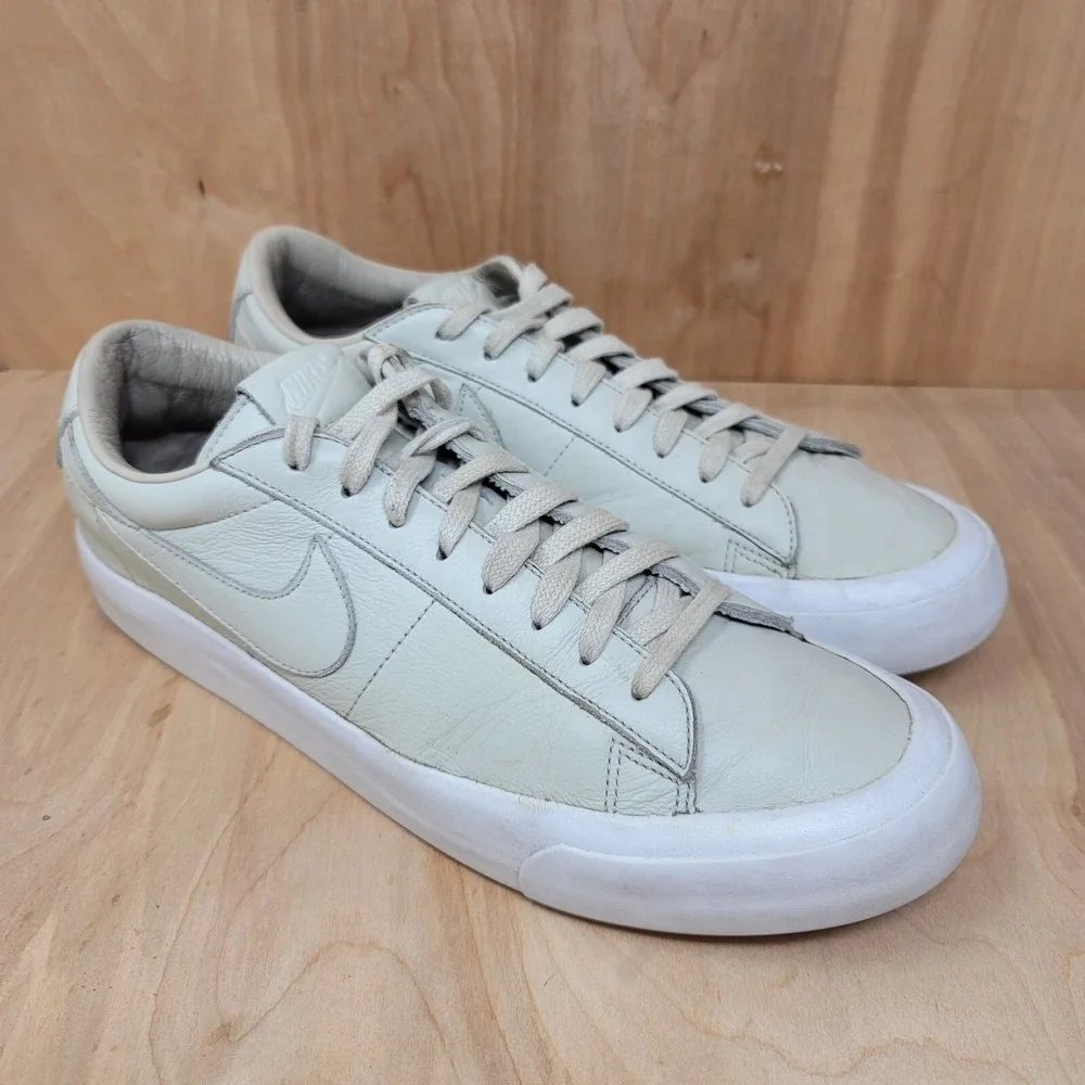 Nike Shoes Mens Size 11.5 M Studio QS Leather Bone White 850478 001